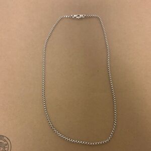 David yurman sterling silver necklace with 20in length and 3.6mm width
